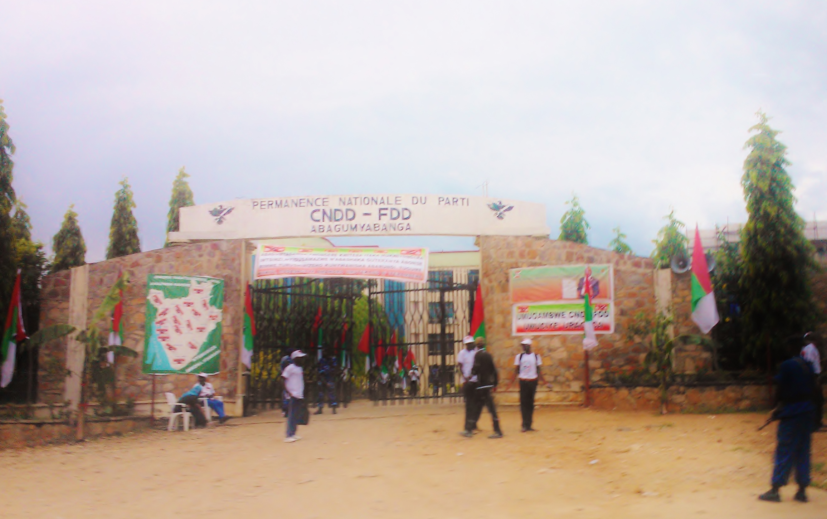 CNDD-FDD Party Headquarters, Bujumbura, 2015-04-25, picture by the author